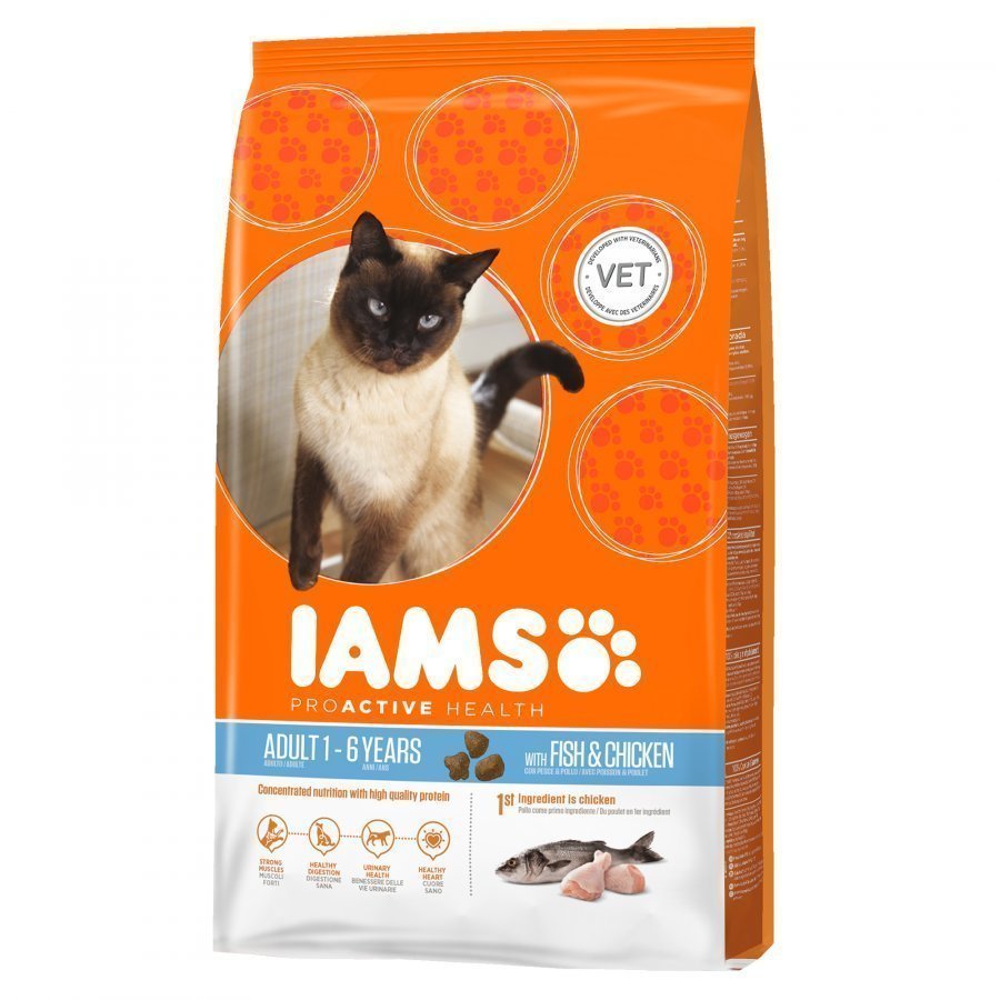 Iams Cat Adult Ocean Fish & Chicken 15 Kg