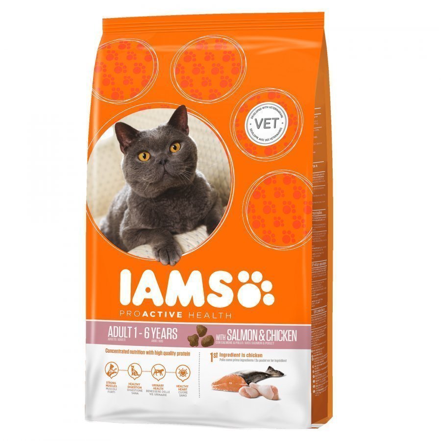 Iams Cat Adult Salmon & Chicken 3 Kg