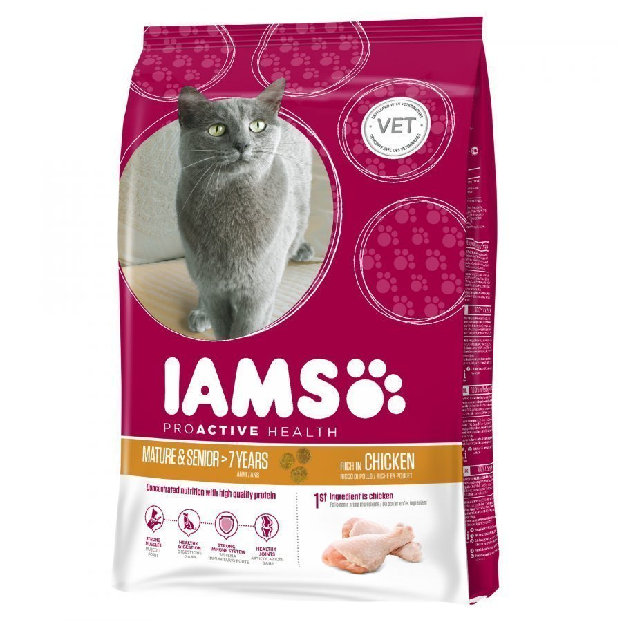 Iams Cat Mature & Senior Chicken 10 Kg