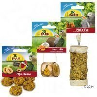 JR Farm -paketti undulaateille ja kanarialinnulle - setti: 3 tuotetta (365 g)