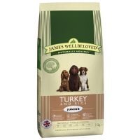 James Wellbeloved Junior Turkey & Rice - säästöpakkaus: 2 x 15 kg