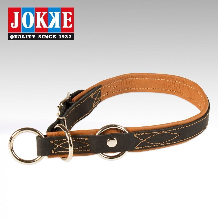 Jokke Boa Halvstryp Halsband Svart 49 60 Cm / 25 Mm