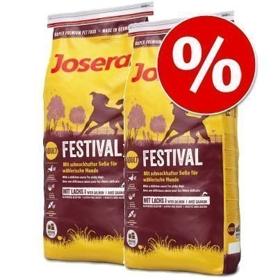 Josera-säästöpakkaus - 2 x 15 kg Josera Festival