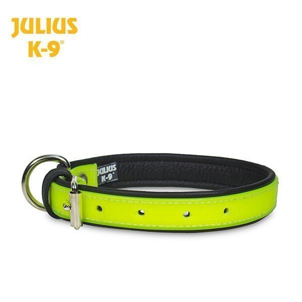 Julius K9 Utgående K9 Idc Lumino Halsband. Självlysande Neon. 70 Cm