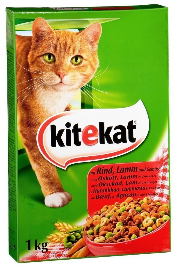 Kitekat Häränlihaa Ja Kasviksia 1 Kg Kissan Kuivaruoka