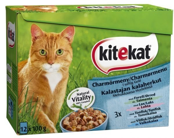 Kitekat Kalastajan Kalaherkut 12 X 100 G Kissanruoka