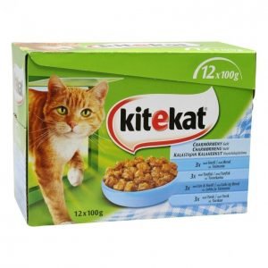 Kitekat Kissanruoka 12x100g Kalastajan Kalaherk