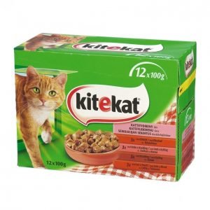 Kitekat Kissanruoka 12x100g Seikkailijan Sek