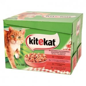 Kitekat Kissanruoka 24x100g Seikkailijan Sekoitus