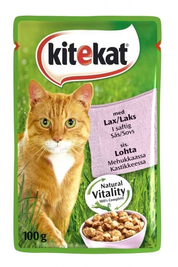 Kitekat Lohi Kastikkeessa 100 G Kissan Annospakkaus