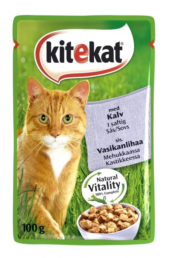 Kitekat Vasikka Kastikkeessa 100 G Kissan Annospakkaus