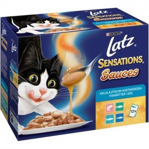 Latz Kissanruoka 12x100g Sensat Sauces Kala