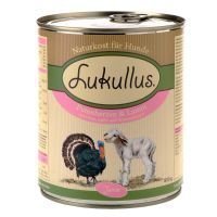 Lukullus Junior: kalkkunansydän ja lammas - 6 x 400 g