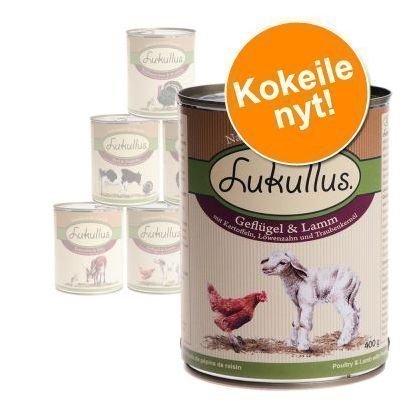 Lukullus-kokeilupakkaus 6 x 200/400/800 g