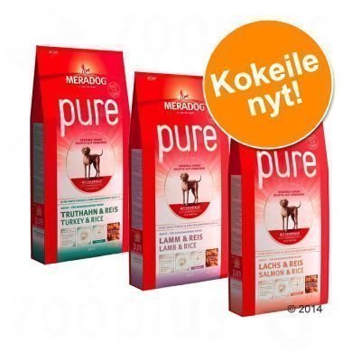 Meradog Pure -kokeilupakkaus 3 x 4 kg - Turkey