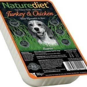 Naturediet Turkey & Chicken 18x390 Gram