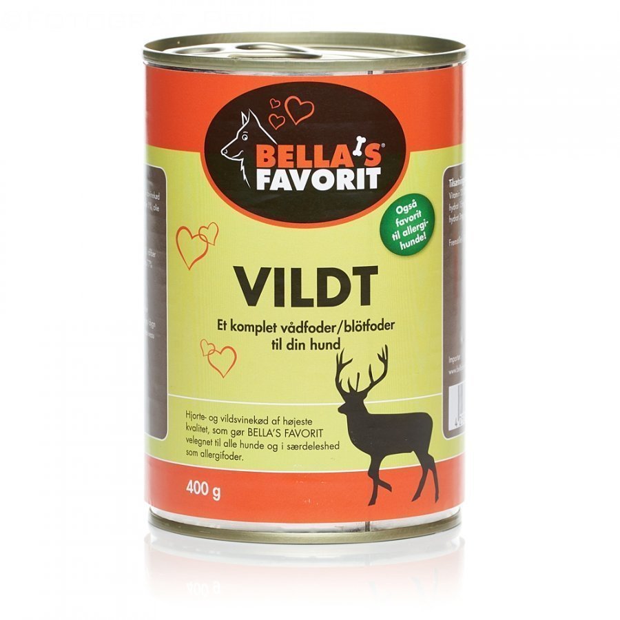 Nature's Peak Bellas Favorit Dog Venison 6x400g