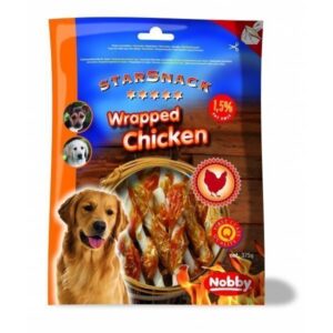 Nobby Starsnack Chicken Wrapped 375g