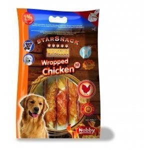 Nobby Starsnack Chicken Wrapped M 150g / 13cm