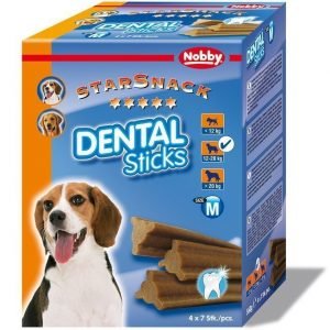 Nobby Starsnack Dental Sticks Medium 28 Kpl Pakkaus