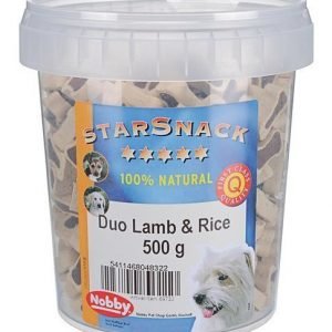 Nobby Starsnack Duo Bones Lamb & Rice 500g