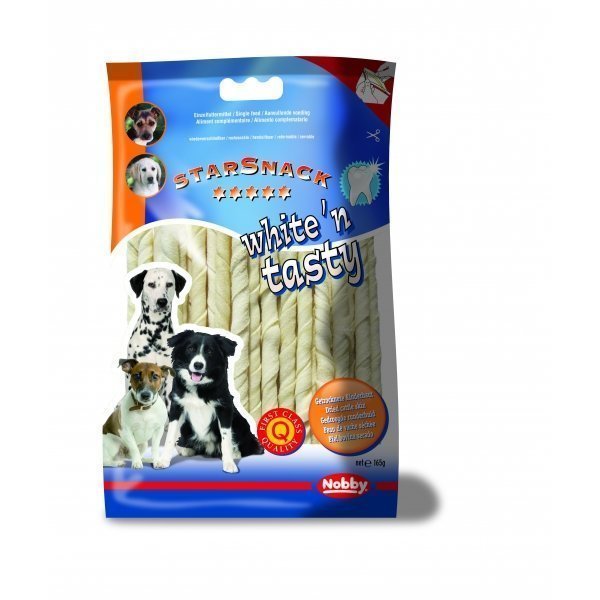 Nobby Starsnack White N Tasty Sticks 12cm / 5g 30st