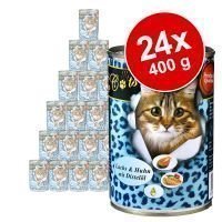 O´Canis for Cats -säästöpakkaus 24 x 400 g - ankka
