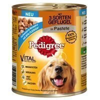 Pedigree Adult Classic 12 x 800 g - 3 siipikarjalajia