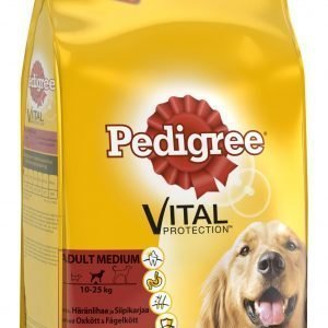 Pedigree Adult Härkää Ja Siipikarjaa 3 Kg Koiran Kuivaruoka