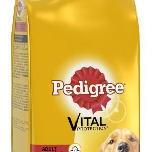 Pedigree Adult Siipikarjaa Ja Kasviksia 14 Kg Koiran Kuivaruoka