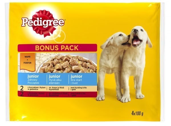 Pedigree Junior 4 X 100 G Hyytelölajitelma