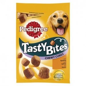 Pedigree Koiran Makupala 130 G Tasty Bites Chewycubes