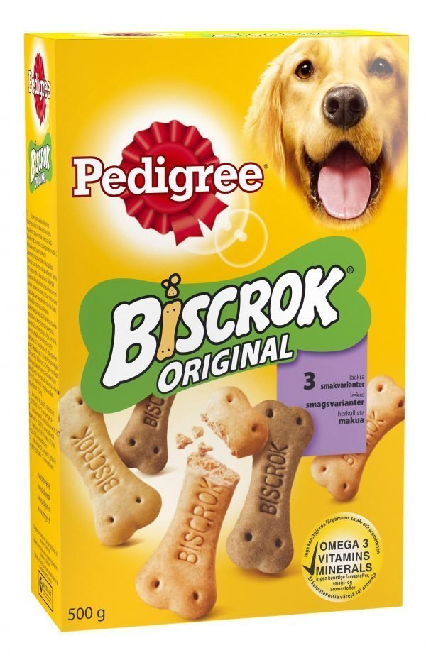 Pedigree Multi Biscrok Biscuit Mix 500 G Koiran Makupala