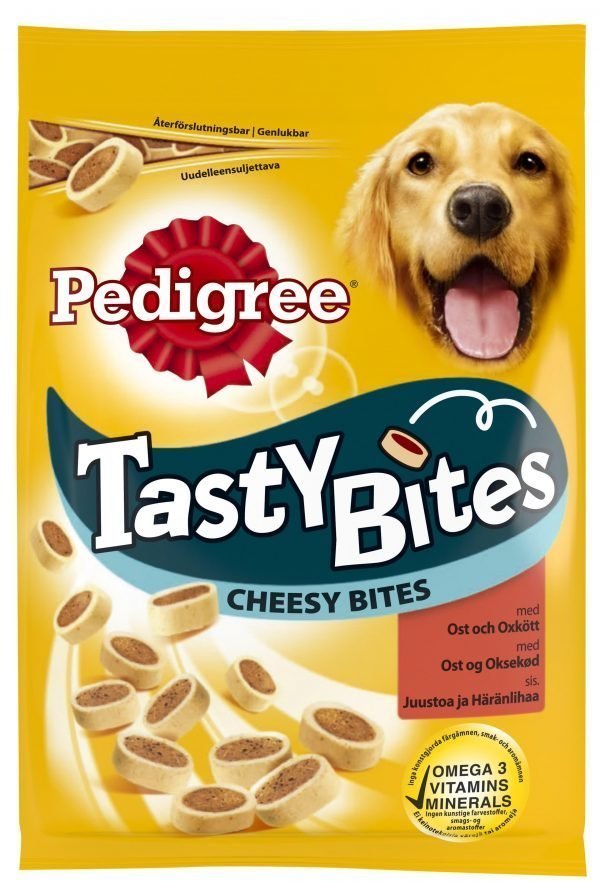 Pedigree Tasty Bites Cheesy Bites 140 G Makupala