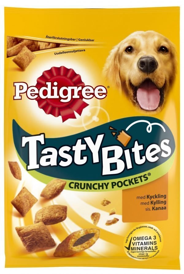 Pedigree Tasty Bites Crunchy Pockets 95 G Makupala