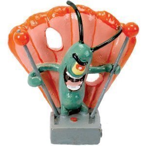 Penn Plax Svampbob Fyrkant Benny J. Plankton 5 Cm