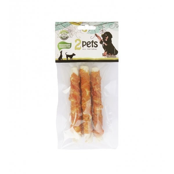 Pet-Food 2pets Tuggpinne Med Kycklingfilé 17cm 3 Pack