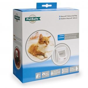 Petsafe Deluxe Kissanluukku Magneettitunnistimella Valkoinen 4 Lukitusmahdollisuutta