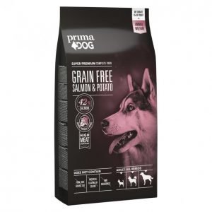 Primadog Koiranruoka 10 Kg Lohi-Peruna Viljaton