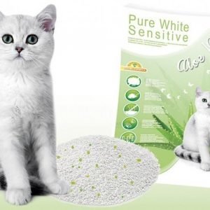 Pure White Sensitive Aloe Vera Kissanhiekka 13 Kg