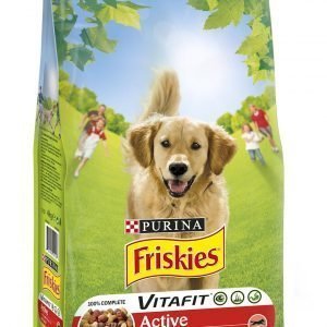 Purina Friskies  Adult 4 Kg Runsaasti Lihaa Koiranruoka