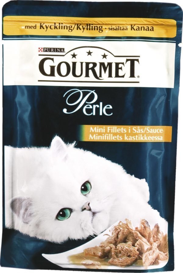 Purina Gourmet Perle 85 G Kanaa Minifillets Kastikkeessa Kissanruoka