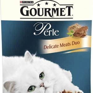 Purina Gourmet Perle 85 G Kanaa & Naudanlihaa Delicate Meats Duo Kissanruoka