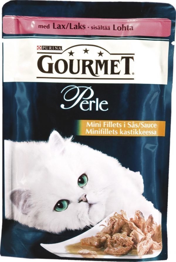 Purina Gourmet Perle 85 G Lohta Minifillets Kastikkeessa Kissanruoka