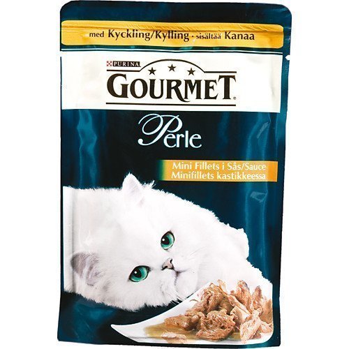 Purina Gourmet Perle Mini Fillets Kyckling 24x85g