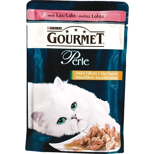 Purina Gourmet Perle Mini Fillets Lax 24x85g