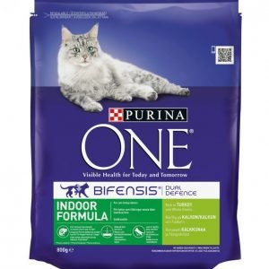 Purina Kissanruoka 800g Indoor Kalkkuna/Kokojyvä