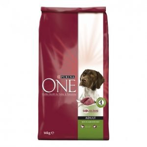 Purina One Koiranruoka 14kg Adult Lammas-Riisi