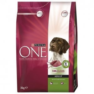 Purina One Koiranruoka 3kg Adult Lammas-Riisi