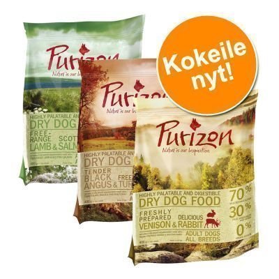 Purizon Adult -kokeilupakkaus 3 x 400 g